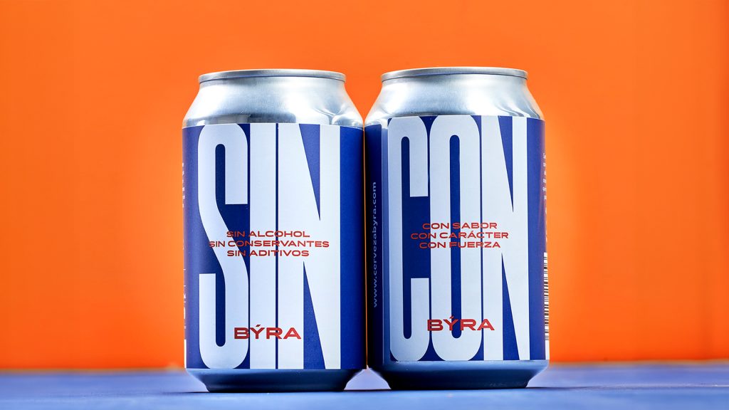 Packaging Sin Alcphol Byra